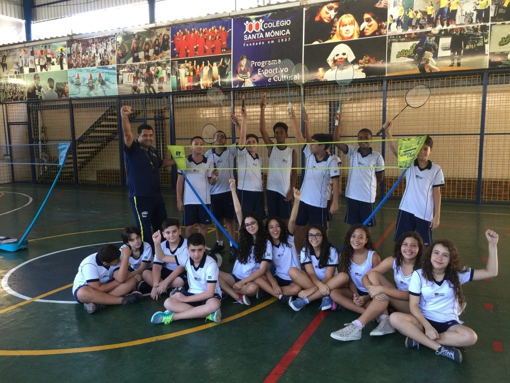 COLÉGIO SANTA MÔNICA – VIVÊNCIAS DO BADMINTON – 7º AT – ENSINO FUNDAMENTAL II – BONSUCESSO